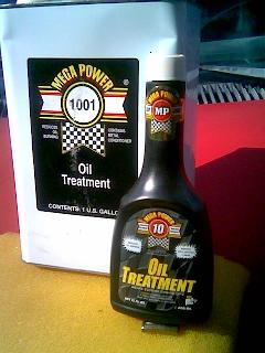 Mega Power Oil Treatment #10,with its metal conditioning feature changes friction roughen, horsepower increasing surfaces to smooth allowing released horsepower to spin the wheels faster, as a secondary benefit.